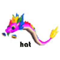 Rainbow Dragon Hat  - Ultra-Rare from Lunar New Year Gift Boxes